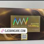 MIRACLE WHITE Royal Gold  Nano Concentrated Glutathione  BOOSTER 120,000mg.